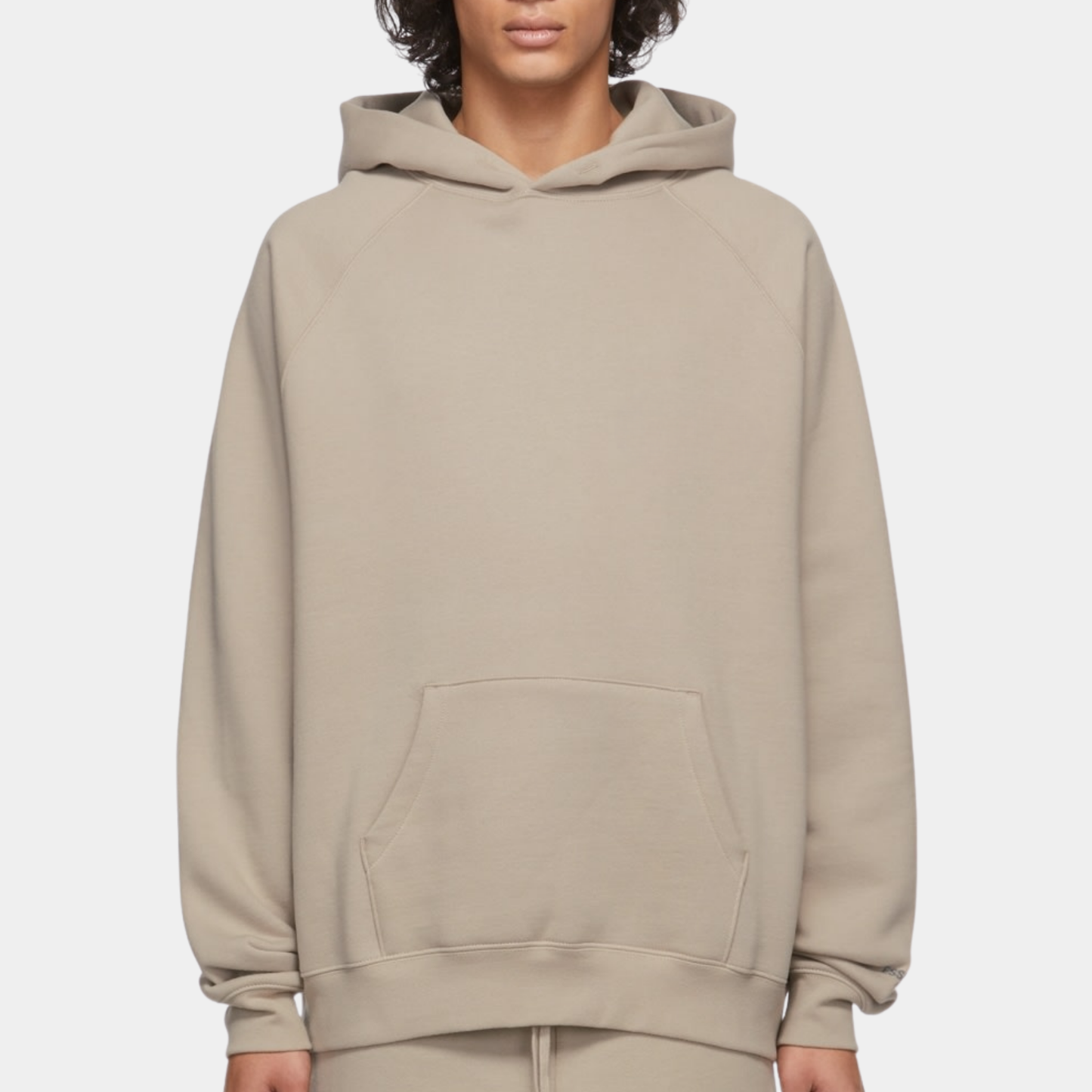 Essentials Oversized, Organic Luxe Fleece Hoodie Sample