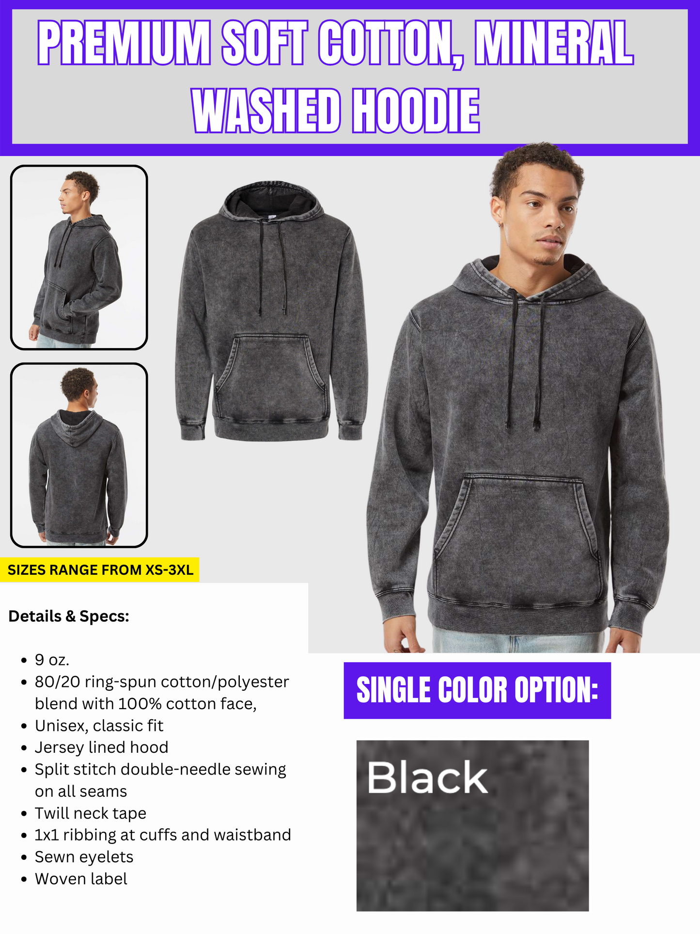 Screen Printed Hoodies - BRNDURNAME