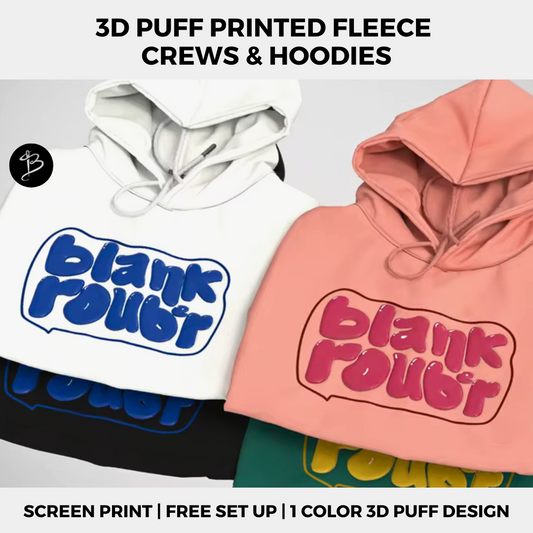 3D Puff Printed Sweatshirts & Hoodies