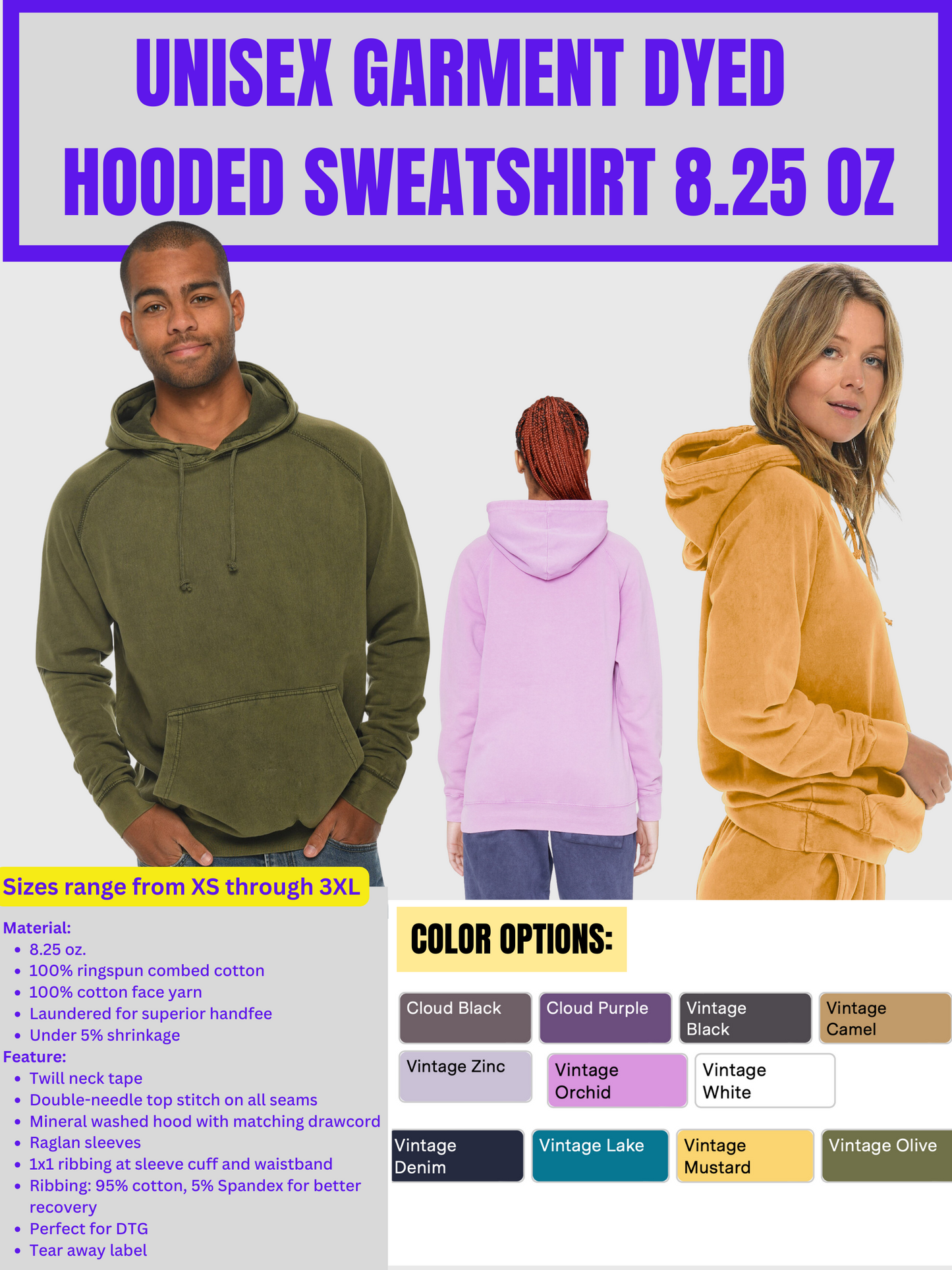 Screen Printed Hoodies - BRNDURNAME