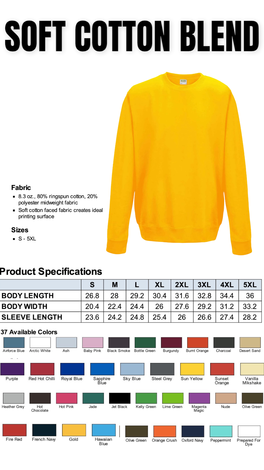 Unisex Crew Necks (Embroidered) - BRNDURNAME