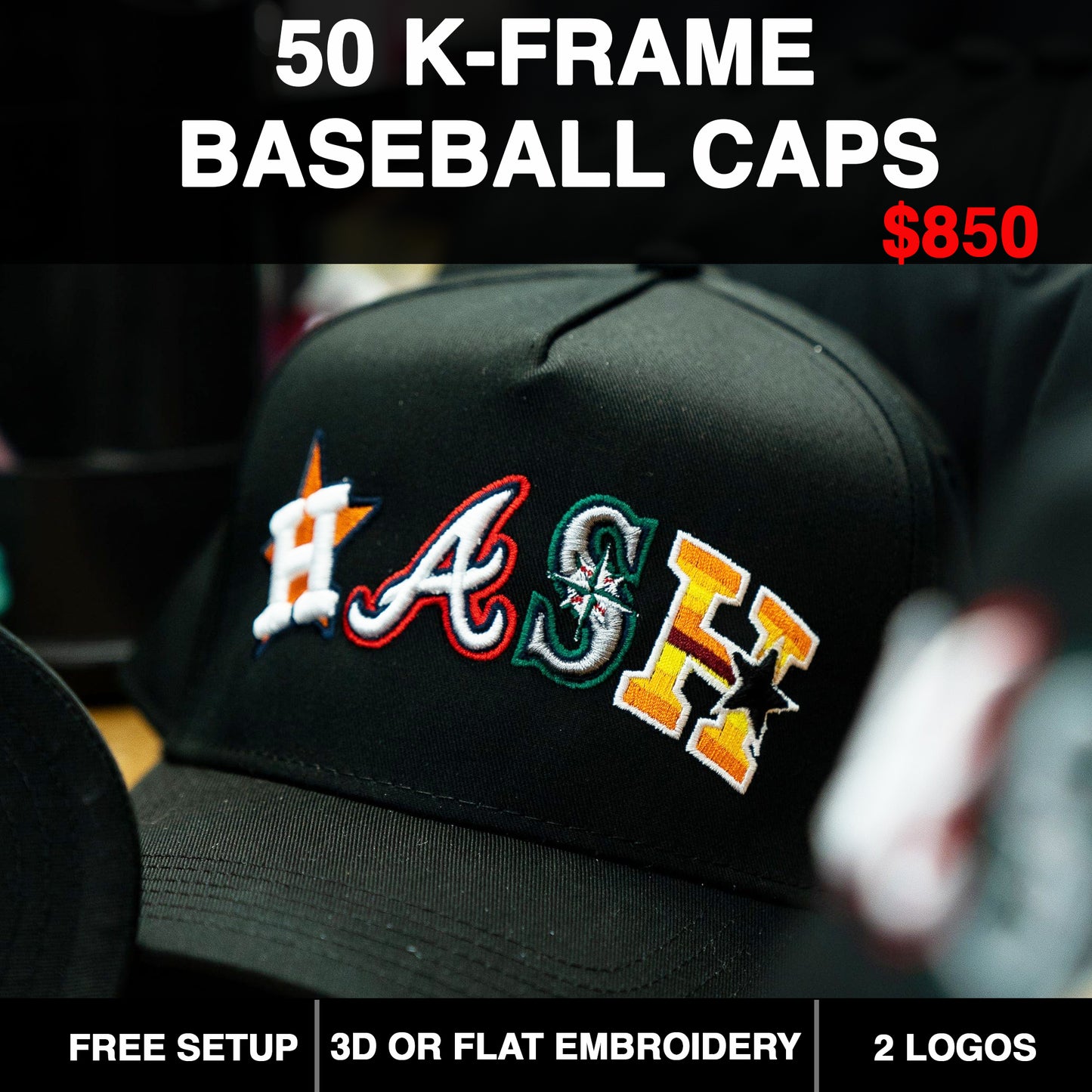 50 Baseball Caps (K-Frame)