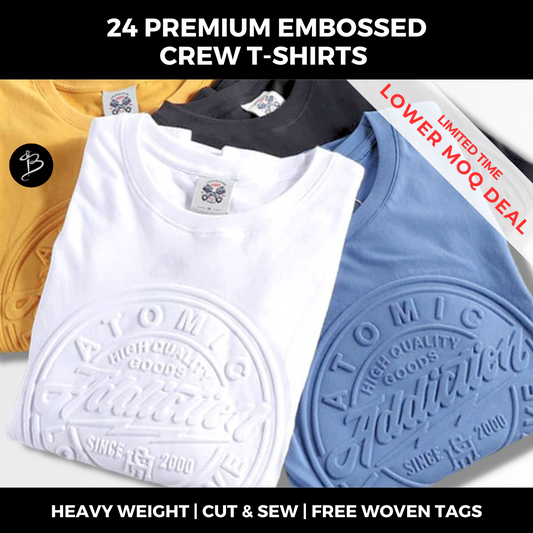 24 Embossed Premium Tshirts
