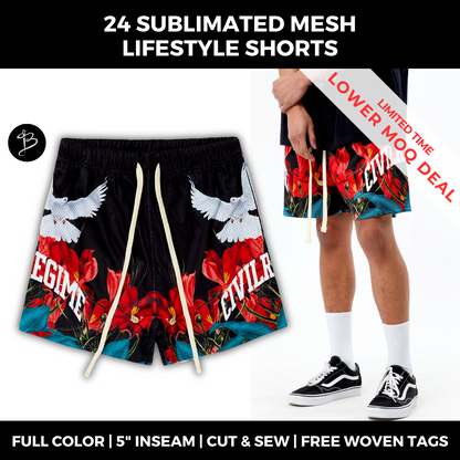 24 Mesh Shorts Package