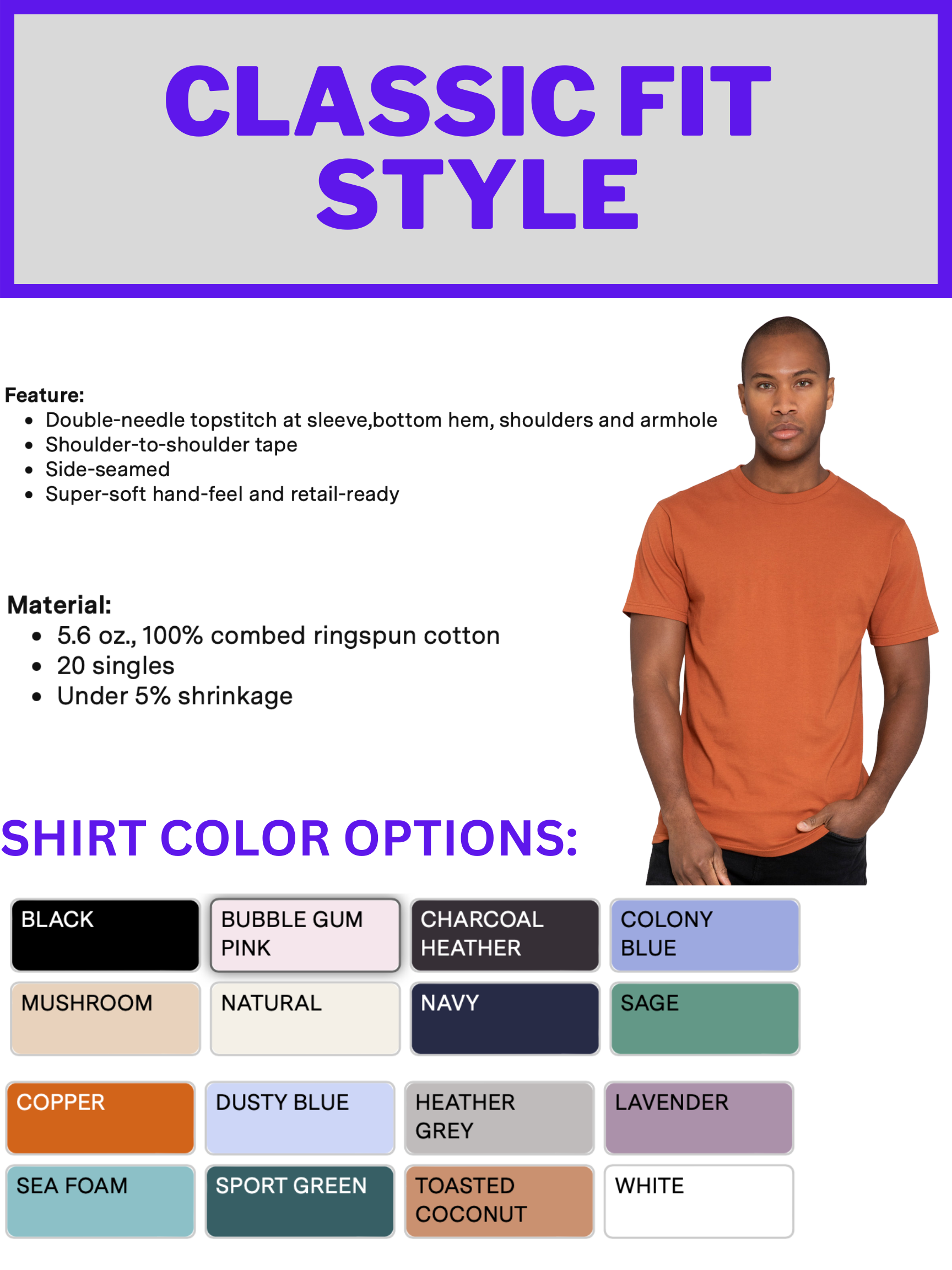 Custom 3D PUFF Printed T-shirts - BRNDURNAME