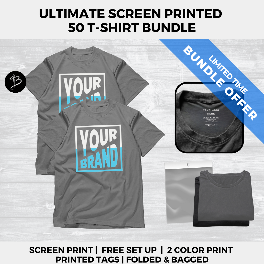 The Ultimate T-shirt, All Inclusive Bundle (Screen Printed)