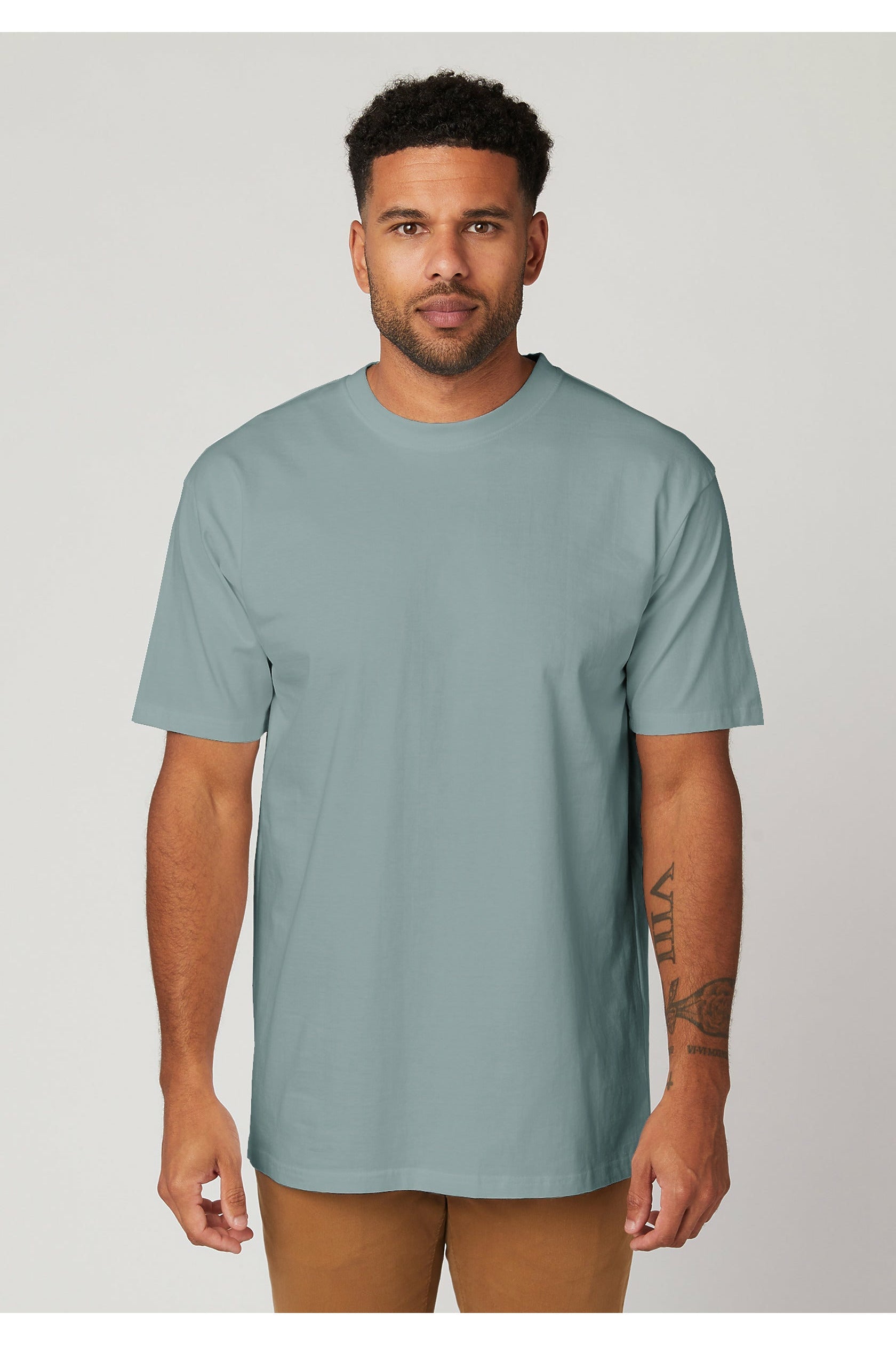 Heavy Weight T-shirt Mock up (See your logo on the garment) - BRNDURNAME