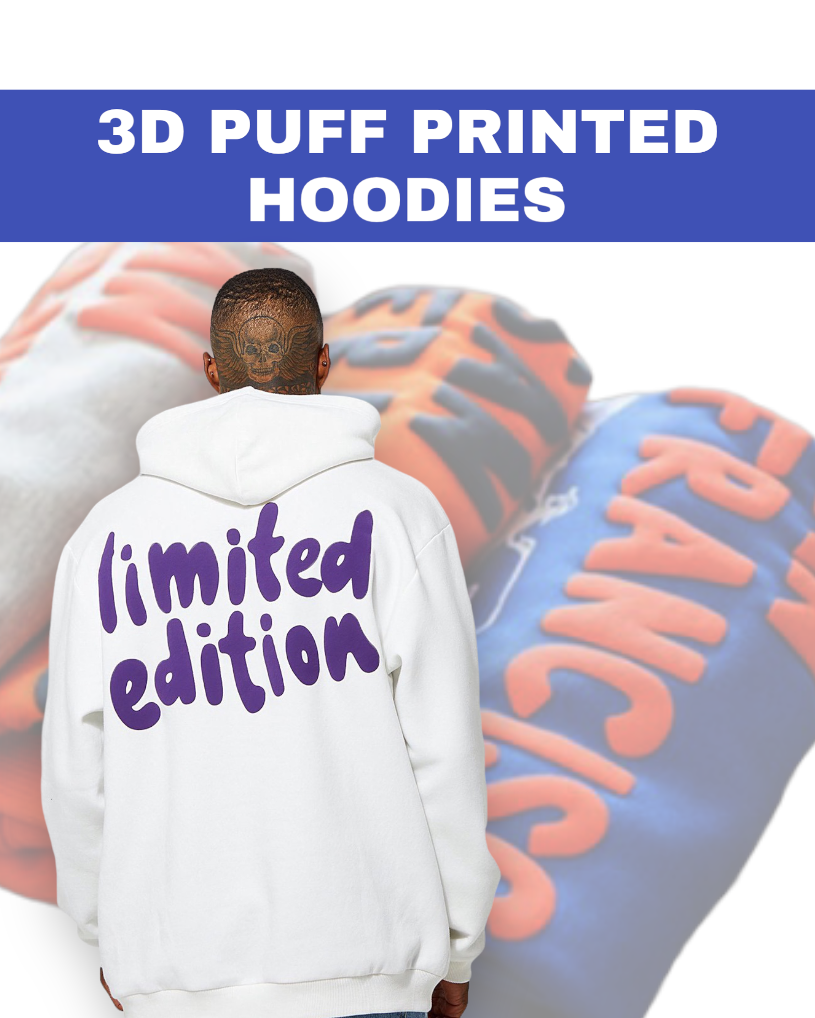 *Special* 3D Puff Printed Sweatshirts & Hoodies - BRNDURNAME