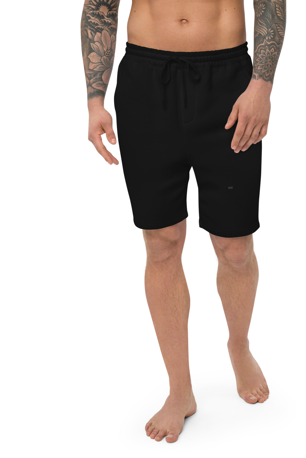 Fleece Shorts Mock up ( See your logo on the garment) - BRNDURNAME