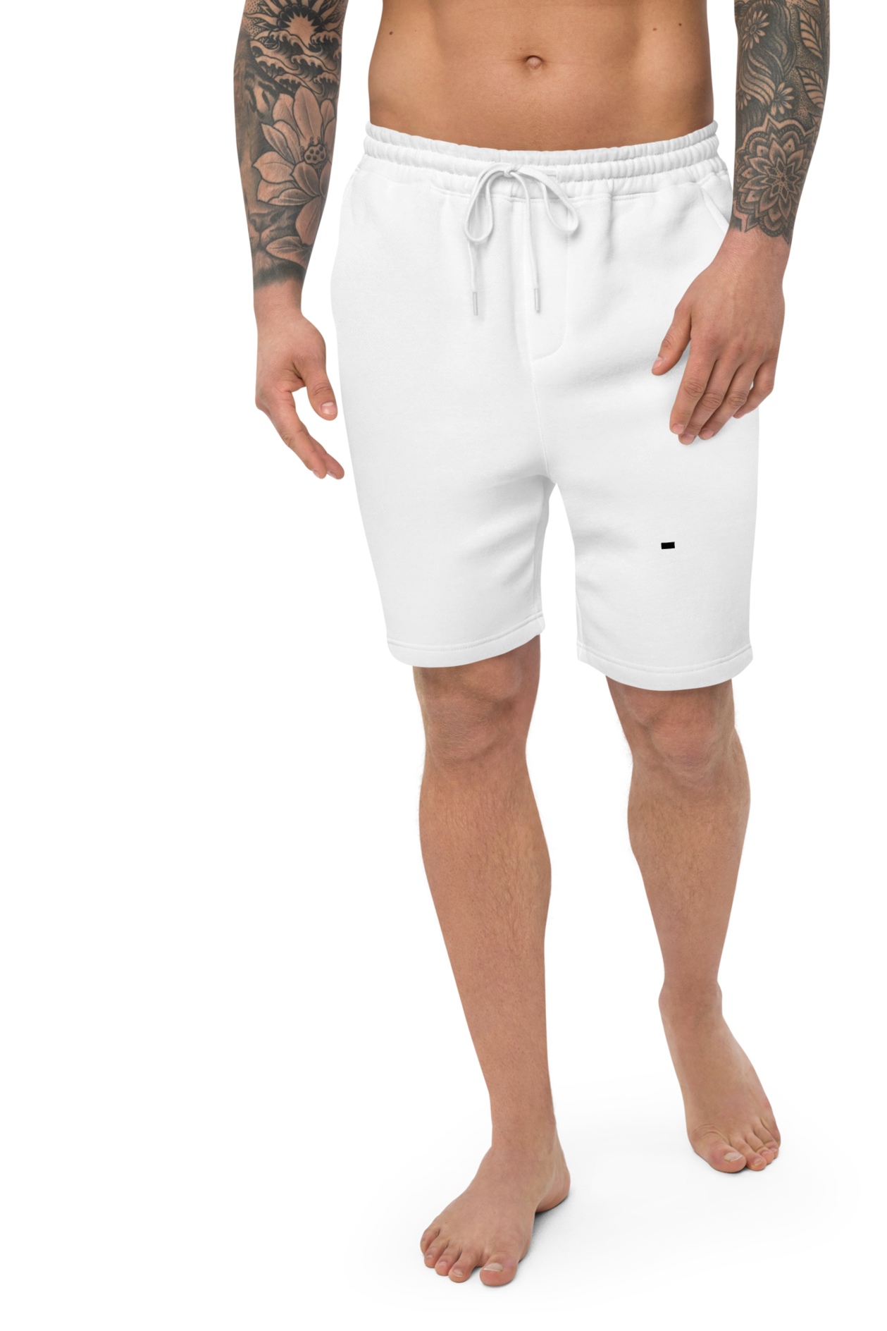 Fleece Shorts Mock up ( See your logo on the garment) - BRNDURNAME